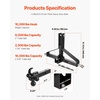 image:imageVEVOR 3 Point Hitch Receiver with 2 in Receiver 3pt Quick Hitch Attachment 3000 lbs Capacity Heavy Duty Tractor Tow Drawbar Adapter Compatible with Kubota Mahindra John Deere Massey FergusonWith Towing Ball