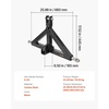 image:imageVEVOR 3 Point Hitch Receiver with 2 in Receiver 3pt Quick Hitch Attachment 3000 lbs Capacity Heavy Duty Tractor Tow Drawbar Adapter Compatible with Kubota Mahindra John Deere Massey FergusonNo Towing Ball