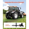 image:imageVEVOR 3 Point Hitch Receiver with 2 in Receiver 3pt Quick Hitch Attachment 3000 lbs Capacity Heavy Duty Tractor Tow Drawbar Adapter Compatible with Kubota Mahindra John Deere Massey FergusonWith Towing Ball