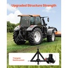 image:imageVEVOR 3 Point Hitch Receiver with 2 in Receiver 3pt Quick Hitch Attachment 3000 lbs Capacity Heavy Duty Tractor Tow Drawbar Adapter Compatible with Kubota Mahindra John Deere Massey FergusonWith Towing Ball