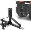 image:imageVEVOR 3 Point Hitch Receiver with 2 in Receiver 3pt Quick Hitch Attachment 3000 lbs Capacity Heavy Duty Tractor Tow Drawbar Adapter Compatible with Kubota Mahindra John Deere Massey FergusonWith Towing Ball