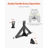 image:imageVEVOR 3 Point Hitch Receiver with 2 in Receiver 3pt Quick Hitch Attachment 3000 lbs Capacity Heavy Duty Tractor Tow Drawbar Adapter Compatible with Kubota Mahindra John Deere Massey FergusonNo Towing Ball