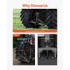 image:imageVEVOR 3 Point Hitch Receiver with 2 in Receiver 3pt Quick Hitch Attachment 3000 lbs Capacity Heavy Duty Tractor Tow Drawbar Adapter Compatible with Kubota Mahindra John Deere Massey FergusonNo Towing Ball