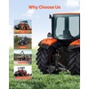 image:imageVEVOR 3 Point Hitch Receiver with 2 in Receiver 3pt Quick Hitch Attachment 3000 lbs Capacity Heavy Duty Tractor Tow Drawbar Adapter Compatible with Kubota Mahindra John Deere Massey FergusonWith Towing Ball