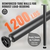 image:imageVEVOR 30 Inch Adjustable Desk Legs Reinforced Steel Office Table Furniture Set of 4 for DIY 1200 lbs Load Capacity Heavy Duty Quick Installation with Adjustable Foot Cup Black28 inchStraight