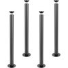 image:imageVEVOR 30 Inch Adjustable Desk Legs Reinforced Steel Office Table Furniture Set of 4 for DIY 1200 lbs Load Capacity Heavy Duty Quick Installation with Adjustable Foot Cup Black28 inchStraight
