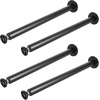 image:imageVEVOR 30 Inch Adjustable Desk Legs Reinforced Steel Office Table Furniture Set of 4 for DIY 1200 lbs Load Capacity Heavy Duty Quick Installation with Adjustable Foot Cup Black28 inchStraight