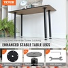 image:imageVEVOR 30 Inch Adjustable Desk Legs Reinforced Steel Office Table Furniture Set of 4 for DIY 1200 lbs Load Capacity Heavy Duty Quick Installation with Adjustable Foot Cup Black28 inchStraight