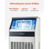 image:imageVEVOR 300lbs24H Commercial Ice Maker 126 Ice Cubes in 15 Minutes Freestanding Ice Maker Machine with 88lbs Large Storage Capacity for Bar Office Restaurant with LED Digital Display amp SelfCleaning
