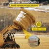 image:imageVEVOR 39 Hay Spear Bale Spears 1600lbs Loading Capacity Skid Steer Loader Tractor Bucket Attachment with 2pcs 175 Stabilizer Spears and 60 Chain Quick Attach Spike ForksHay Spear