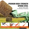 image:imageVEVOR 39 Hay Spear Bale Spears 1600lbs Loading Capacity Skid Steer Loader Tractor Bucket Attachment with 2pcs 175 Stabilizer Spears and 60 Chain Quick Attach Spike ForksHorizontal type