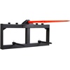 image:imageVEVOR 39 Hay Spear Bale Spears 1600lbs Loading Capacity Skid Steer Loader Tractor Bucket Attachment with 2pcs 175 Stabilizer Spears and 60 Chain Quick Attach Spike ForksSquare type