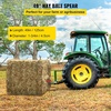 image:imageVEVOR 39 Hay Spear Bale Spears 1600lbs Loading Capacity Skid Steer Loader Tractor Bucket Attachment with 2pcs 175 Stabilizer Spears and 60 Chain Quick Attach Spike ForksHay Spear