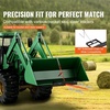 image:imageVEVOR 39 Hay Spear Bale Spears 1600lbs Loading Capacity Skid Steer Loader Tractor Bucket Attachment with 2pcs 175 Stabilizer Spears and 60 Chain Quick Attach Spike ForksHorizontal type