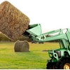 image:imageVEVOR 39 Hay Spear Bale Spears 1600lbs Loading Capacity Skid Steer Loader Tractor Bucket Attachment with 2pcs 175 Stabilizer Spears and 60 Chain Quick Attach Spike ForksHorizontal type