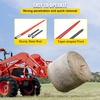 image:imageVEVOR 39 Hay Spear Bale Spears 1600lbs Loading Capacity Skid Steer Loader Tractor Bucket Attachment with 2pcs 175 Stabilizer Spears and 60 Chain Quick Attach Spike ForksHay Spear