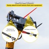 image:imageVEVOR 39 Hay Spear Bale Spears 1600lbs Loading Capacity Skid Steer Loader Tractor Bucket Attachment with 2pcs 175 Stabilizer Spears and 60 Chain Quick Attach Spike ForksHay Spear