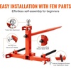 image:imageVEVOR 39 Hay Spear Bale Spears 1600lbs Loading Capacity Skid Steer Loader Tractor Bucket Attachment with 2pcs 175 Stabilizer Spears and 60 Chain Quick Attach Spike ForksThreepoint type