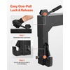 image:imageVEVOR 3Point Quick Hitch with 2 in Receiver 3000 Lbs Lift Capacity 3Pt Hitch with 5 Level Adjustable Bolt Adaptation to Category 1 amp 2 Tractor Heavy Duty 3 Point Attachments OrangeBlack