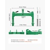 image:imageVEVOR 3Point Quick Hitch with 2 in Receiver 3000 Lbs Lift Capacity 3Pt Hitch with 5 Level Adjustable Bolt Adaptation to Category 1 amp 2 Tractor Heavy Duty 3 Point Attachments OrangeGreen