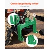image:imageVEVOR 3Point Quick Hitch with 2 in Receiver 3000 Lbs Lift Capacity 3Pt Hitch with 5 Level Adjustable Bolt Adaptation to Category 1 amp 2 Tractor Heavy Duty 3 Point Attachments OrangeGreen