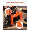 image:imageVEVOR 3Point Quick Hitch with 2 in Receiver 3000 Lbs Lift Capacity 3Pt Hitch with 5 Level Adjustable Bolt Adaptation to Category 1 amp 2 Tractor Heavy Duty 3 Point Attachments OrangeOrange
