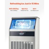 image:imageVEVOR 440lbs24H Commercial Ice Maker Machine with Drain Pump 110lbs Storage Capacity Ice Maker 160 Ice Cubes in 15 Minutes LED Digital Display Freestanding SelfCleaning for Bar Office Restaurant