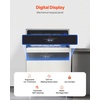 image:imageVEVOR 440lbs24H Commercial Ice Maker Machine with Drain Pump 110lbs Storage Capacity Ice Maker 160 Ice Cubes in 15 Minutes LED Digital Display Freestanding SelfCleaning for Bar Office Restaurant
