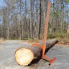 image:imageVEVOR 48 Timberjack Log Lifter Adjustable Heavy Duty Log Roller Cant Hook Log Jack with Rubber Grip amp Triangular Support Log Cant Hook Logging Tools for Rolling and Lifting Logs up to 25 DiaWood Handle 465