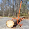 image:imageVEVOR 48 Timberjack Log Lifter Adjustable Heavy Duty Log Roller Cant Hook Log Jack with Rubber Grip amp Triangular Support Log Cant Hook Logging Tools for Rolling and Lifting Logs up to 25 DiaSteel Handle Dual Feet 48