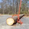image:imageVEVOR 48 Timberjack Log Lifter Adjustable Heavy Duty Log Roller Cant Hook Log Jack with Rubber Grip amp Triangular Support Log Cant Hook Logging Tools for Rolling and Lifting Logs up to 25 DiaSteel Handle 48 for Up to 25 Logs