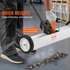 image:imageVEVOR 55Lbs Rolling Magnetic Sweeper with Wheels 36inch Large Magnet Pickup Lawn Sweeper with Telescoping Handle PushType Magnetic Pick Up Sweeper Easy Cleanup of Workshop Yard Garage24InchSet