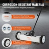 image:imageVEVOR 55Lbs Rolling Magnetic Sweeper with Wheels 36inch Large Magnet Pickup Lawn Sweeper with Telescoping Handle PushType Magnetic Pick Up Sweeper Easy Cleanup of Workshop Yard Garage18 Inch