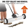 image:imageVEVOR 55Lbs Rolling Magnetic Sweeper with Wheels 36inch Large Magnet Pickup Lawn Sweeper with Telescoping Handle PushType Magnetic Pick Up Sweeper Easy Cleanup of Workshop Yard Garage24 inch