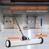 image:imageVEVOR 55Lbs Rolling Magnetic Sweeper with Wheels 36inch Large Magnet Pickup Lawn Sweeper with Telescoping Handle PushType Magnetic Pick Up Sweeper Easy Cleanup of Workshop Yard Garage36InchSet