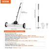 image:imageVEVOR 55Lbs Rolling Magnetic Sweeper with Wheels 36inch Large Magnet Pickup Lawn Sweeper with Telescoping Handle PushType Magnetic Pick Up Sweeper Easy Cleanup of Workshop Yard Garage24InchSet