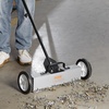 image:imageVEVOR 55Lbs Rolling Magnetic Sweeper with Wheels 36inch Large Magnet Pickup Lawn Sweeper with Telescoping Handle PushType Magnetic Pick Up Sweeper Easy Cleanup of Workshop Yard Garage18 Inch