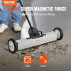 image:imageVEVOR 55Lbs Rolling Magnetic Sweeper with Wheels 36inch Large Magnet Pickup Lawn Sweeper with Telescoping Handle PushType Magnetic Pick Up Sweeper Easy Cleanup of Workshop Yard Garage24 inch
