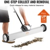 image:imageVEVOR 55Lbs Rolling Magnetic Sweeper with Wheels 36inch Large Magnet Pickup Lawn Sweeper with Telescoping Handle PushType Magnetic Pick Up Sweeper Easy Cleanup of Workshop Yard Garage36 inch