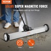 image:imageVEVOR 55Lbs Rolling Magnetic Sweeper with Wheels 36inch Large Magnet Pickup Lawn Sweeper with Telescoping Handle PushType Magnetic Pick Up Sweeper Easy Cleanup of Workshop Yard Garage36 inch