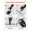 image:imageVEVOR 5PCS ProPress Pressing Kit for Standard Series Press Tools 4PCS Press Rings 12 34 1 114 amp R8 Actuator for ProPress Copper Pipes Compatible with 32KN Press Tools for 180 Operation24KNVMP 12inch