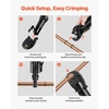 image:imageVEVOR 5PCS ProPress Pressing Kit for Standard Series Press Tools 4PCS Press Rings 12 34 1 114 amp R8 Actuator for ProPress Copper Pipes Compatible with 32KN Press Tools for 180 Operation24KNPress 34inch