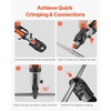 image:imageVEVOR 5PCS ProPress Pressing Kit for Standard Series Press Tools 4PCS Press Rings 12 34 1 114 amp R8 Actuator for ProPress Copper Pipes Compatible with 32KN Press Tools for 180 Operation32KNVMP 12341inch