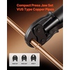 image:imageVEVOR 5PCS ProPress Pressing Kit for Standard Series Press Tools 4PCS Press Rings 12 34 1 114 amp R8 Actuator for ProPress Copper Pipes Compatible with 32KN Press Tools for 180 Operation24KNPress 12341inch
