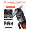 image:imageVEVOR 5PCS ProPress Pressing Kit for Standard Series Press Tools 4PCS Press Rings 12 34 1 114 amp R8 Actuator for ProPress Copper Pipes Compatible with 32KN Press Tools for 180 Operation32KNVMP 12341inch