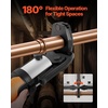 image:imageVEVOR 5PCS ProPress Pressing Kit for Standard Series Press Tools 4PCS Press Rings 12 34 1 114 amp R8 Actuator for ProPress Copper Pipes Compatible with 32KN Press Tools for 180 Operation32KNPress 12341114inch
