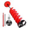 image:imageVEVOR 6 Diameter 39 Length Nylon Corless Ice Auger Drill Bit for Ice Fishing with Extra 118 Extension Rod Drill Adapter Top Plate and Blade GuardNylonversion 20