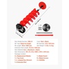 image:imageVEVOR 6 Diameter 39 Length Nylon Corless Ice Auger Drill Bit for Ice Fishing with Extra 118 Extension Rod Drill Adapter Top Plate and Blade GuardRed