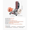 image:imageVEVOR 6 Disc Sander amp 2 x 42 Belt Sander 420W Professional Bench Belt Disc Sanders Combo with Multiple Angle Adjustments for DIY Woodworking Furniture Refinishing Knife Sharpening3in1 Mini Belt Sander