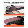image:imageVEVOR 6 Disc Sander amp 2 x 42 Belt Sander 420W Professional Bench Belt Disc Sanders Combo with Multiple Angle Adjustments for DIY Woodworking Furniture Refinishing Knife Sharpening9 Disc  6 x 48 Belt Sander Combo
